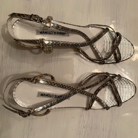 Manolo Blahnik sling back shoes(never worn) - Picture 1 of 4